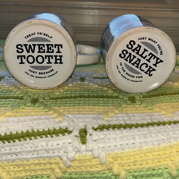 Pair Recipe Mugs - Sweet Tooth and Salty Snack - Picture 2 of 6